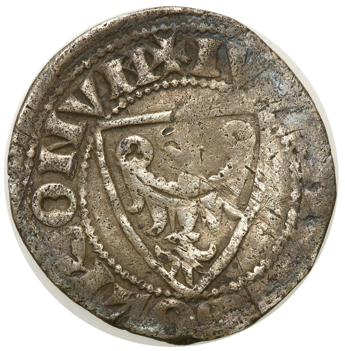 Śląsk. Księstwo Ziębickie. Bernard, Henryk, Bolko II (1301-1312). Kwartnik, Lwówek - RZADKOŚĆ R5